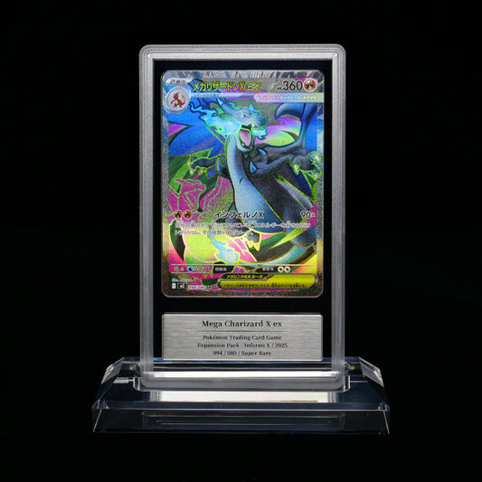 Mega Charizard X ex — GEMIX 10 graded slab, certificate 264847410614