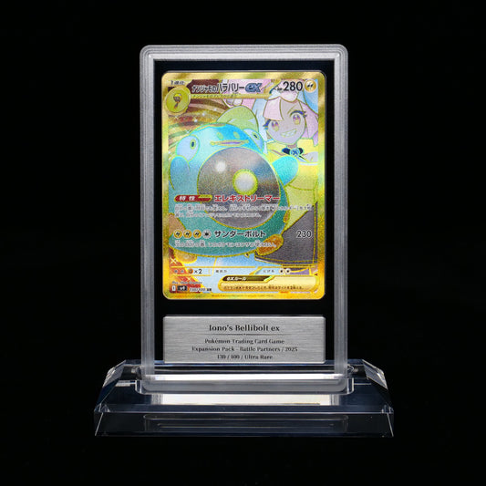 Iono's Bellibolt ex — GEMIX 10 graded slab, certificate 737728509267